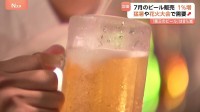 7月の「ビール」販売 前年同月比1％増　プラスは4か月ぶり　猛暑や花火大会・夏祭りなどが消費押し上げ