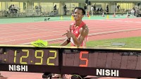 男子110mH、村竹ラシッドが衝撃の日本新“12秒92”！日本人初12秒台に「思わず叫んじゃった」今季世界2位の大記録