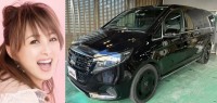 【 渡辺美奈代 】　愛車「メルセデス・ベンツ・Ｖクラス」　コーティングで　「つるんつるん、ぷるんぷるんって感じ」　仕上がりに感嘆