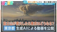 「もし富士山が噴火したら」東京都がAI動画公開　交通マヒや通信障害“火山灰”への対策は【ひるおび】