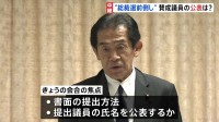 “総裁選前倒し”議論めぐり 自民党・選挙管理委員会 きょう午後、賛成議員の氏名公表するかなど詰めの協議へ