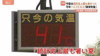 史上最も暑い夏“今月中旬まで続きそう” 学校生活にも影響「倒れそうなくらい暑い」外遊びは中止に