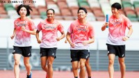 混合4×400mリレーメンバー発表　1走は今泉、2走・井戸、3走・吉津、4走・松本の布陣で予選に臨む【世界陸上】