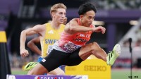 男子400mハードル・井之上駿太「現実は甘くなかった」　豊田兼、小川大輝の日本勢3人は準決勝進出ならず【世界陸上】