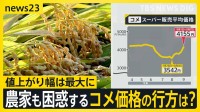 新米流通も値上がり幅は最大に…激化する“集荷競争”「高くても買う人は一部」農家も困惑するコメ価格の行方は？【news23】