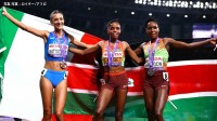 女子5000mは日本記録も下回る“超スローペース”に　世界記録保持者・チェベトが14分54秒36で2冠達成【世界陸上】