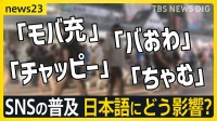 「チャッピー」「モバ充」「ちゃむ」…国語に関する世論調査“SNSの普及が日本語にどう影響するか”初めて調査【news23】