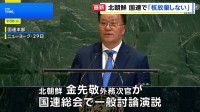 北朝鮮代表が国連総会で演説　本国から7年ぶりの参加