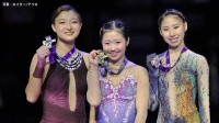 中井亜美がGPデビュー戦で初V　227.08点のハイスコア　坂本2位、住吉3位と日本勢がいきなり表彰台独占【女子フリー】