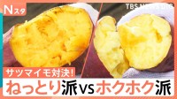 秋の味覚・サツマイモの食感対決！「ねっとり派VSホクホク派」あなたはどっち？徹底調査！【それスタ】