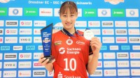 【バレーボール】日本代表・秋本美空（19）海外デビュー戦で19得点！プレーヤーオブザマッチに選出「緊張しなかった。試合で成長を感じられた」