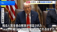 トランプ大統領　ハマス拘束の人質「来週月曜か火曜に解放」 エジプトでのガザ和平「第1段階」合意の調印式への参加を表明
