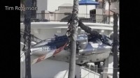 ロサンゼルス郊外でヘリコプターが墜落　歩行者3人を含む5人が病院に搬送