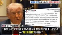 トランプ大統領「中国が米国産大豆の輸入を意図的に停止」として報復措置を検討