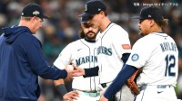 マリナーズ 投手陣が崩壊 18安打13失点で敗戦、試合前にはイチローも練習に参加、ブ軍は1試合5本塁打で快勝