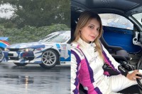 【 マギー 】 「ドリフト特訓しよーっと！」　サーキットを走行　動画を公開