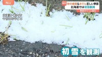 北海道で初雪観測 東京の気温は今シーズン最低でついに秋到来？ 茨城の“絶景スポット”は見頃に！