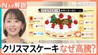 「カタログ見るとワクワク、値段を見るとドキッと…」クリスマスケーキなぜ高騰？【Nスタ解説】
