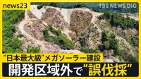 千葉・鴨川市“日本最大級”メガソーラー建設　地元住民からは不安の声　約60回の行政指導後に“誤伐採”で工事は一時停止に　国は規制強化の方針【news23】
