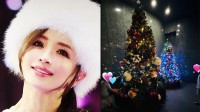 【 浜崎あゆみ 】　豪華クリスマスツリー2本を自宅に設置　年末年始に向け「自宅にこれが出現すると猛スケジュールへの合図」