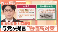 高市政権の物価高対策に野党から不満の声　与党は“物価高対策”を提言「重点支援地方交付金」とは【Nスタ解説】