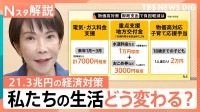 「支援金」に「減税」高市政権初の経済対策　私たちの生活はどう変わる？【Nスタ解説】