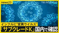 インフルエンザ“警報レベル”の急拡大　変異ウイルス「サブクレードＫ」国内で確認　ワクチン効果は？【news23】