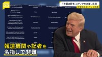 「左翼の狂気」「恥の殿堂」…トランプ政権が報道機関や記者を名指しで非難するウェブページを開設　米「報道の自由財団」は批判