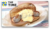 “太さ4cm”のソーセージや“真っ黒”パン…「進化系ホットドッグ」人気ナゼ？【THE TIME,】