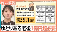 「老後2000万円問題」が「1238万円」になったワケ　“ゆとりある老後”には1億円超、40年後は8600万円不足？【Nスタ解説】