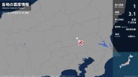群馬県、埼玉県で最大震度1の地震　群馬県・板倉町、埼玉県・加須市