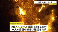 群馬・富岡市の妙義山で山火事　“火の勢い衰えていない”　県が自衛隊に災害派遣要請　あす朝消火活動再開へ
