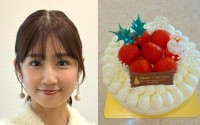 【 小倉優子 】友人と作ったクリスマスケーキを公開 「ショートケーキは年に数回しか焼かないので　2026年は毎月練習したいなぁ」