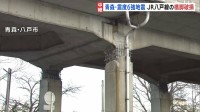 JR八戸線の橋脚が破損　青森震度6強の地震　八戸港では地面に亀裂　八戸市小中学校再開　一方観光への影響続くキャンセル相次ぐ