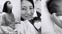 【 福田彩乃 】「先日無事に第二子を出産しました」モノクロ写真で詩情たっぷりに投稿「3歳と0歳の2人育児がスタート」