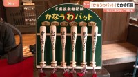 絶対に落ちない！外れない「輪」がついた「かなうわバット」 受験生は待ち時間も勉強続ける　岐阜・下呂温泉合掌村