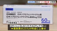 市販薬と成分など似た処方薬「OTC類似薬」追加負担の医薬品判明 「ロキソニン」「ヒルドイドゲル」「アレグラ」など 薬剤費25％上乗せへ