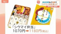 崎陽軒「シウマイ弁当」再び値上げで1180円に　今年2月に続き原材料費・物流費の高騰で　来年2月～