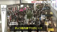 きょう27日が「帰省ラッシュ」新幹線・飛行機のピークに　高速道路は上下線とも来月2日・3日がピーク