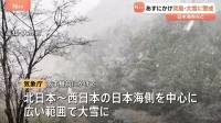 各地で“冬の嵐” 関東では山火事相次ぐ　あすも日本海側などで突風や大雪に警戒