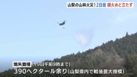 山梨・扇山の山林火災 大月市内で延焼続き鎮火のめど立たず　県内で“戦後最大”の被害見込み