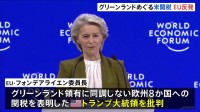 ダボス会議でEU首脳ら演説　グリーンランドめぐる米関税でトランプ大統領を批判