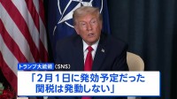 【速報】トランプ大統領　欧州8か国への2月1日の関税「発動しない」グリーンランドめぐりNATO事務総長と会談