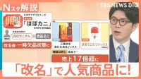 なぜロッテリア→ゼッテリアに？ 「ほぼカニ」「まるでこたつ」改名でヒットに様変わり、売上17倍の例も【Nスタ解説】