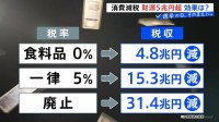 ほとんどの与野党が「消費税減税」掲げる　効果は？財源は？ 食料品のみ0％4.8兆円　一律5％15.3兆円　消費税撤廃31.4兆円　衆議院選挙【選挙の日、そのまえに。】