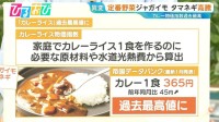 “カレーライス物価指数”1食「365円」に！定番ジャガイモ＆玉ねぎ「今シーズンずっと高値」【ひるおび】