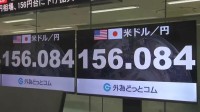 円相場1ドル＝156円台　約2週間ぶりの円安水準