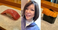 【 堀ちえみ 】　お寿司を堪能　「17貫食べ尽くした！」いくらでも食べられちゃいます♪」「やはり小倉まで食べに行きたい！　と思うほど美味なお寿司」