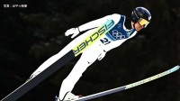 渡部暁斗がオリンピック ラストジャンプ　首位と21秒差の3位で後半へ「何も残らないくらいすべてを置いていきたい」【ノルディック複合 団体】