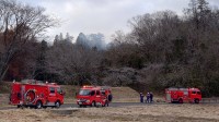 「パチパチ音がして白煙が見える」市営の広場近くにある山林で火事　約600平方メートル焼き鎮火　けが人なし　茨城・常陸太田市